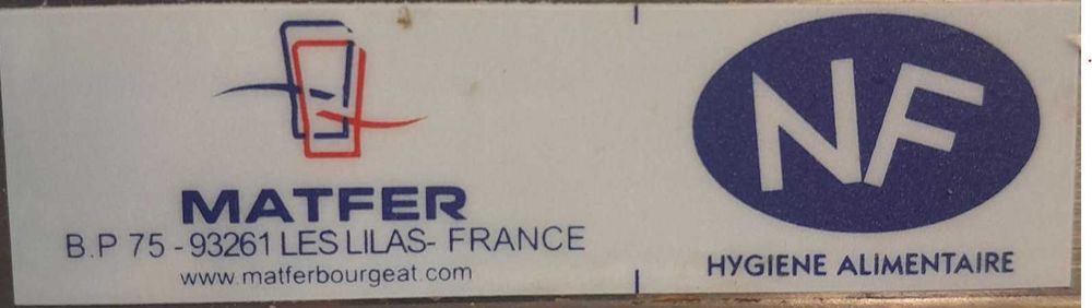 Carrinho Matfer para pastelaria ou chocolataria