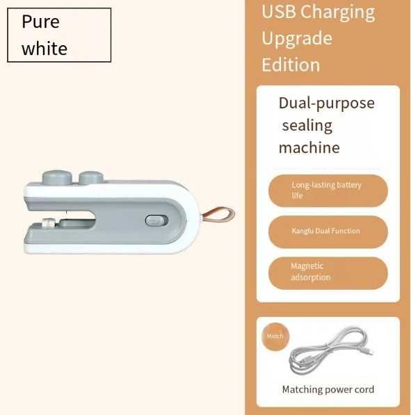 Maquina Selagem Sacos Plastico Recarregavel USB - C