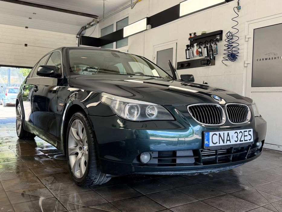 BMW E60 2006, Diesel, Automat, Servotronic,  dwa komplety kół