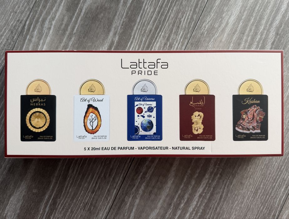 Lattafa Pride zestaw 4 zapachy po 20 ml wody perfumowane