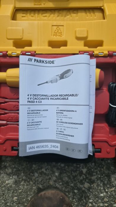 Aparafusadora sem fio PARKSIDE® 4V »PASD 4 C3«