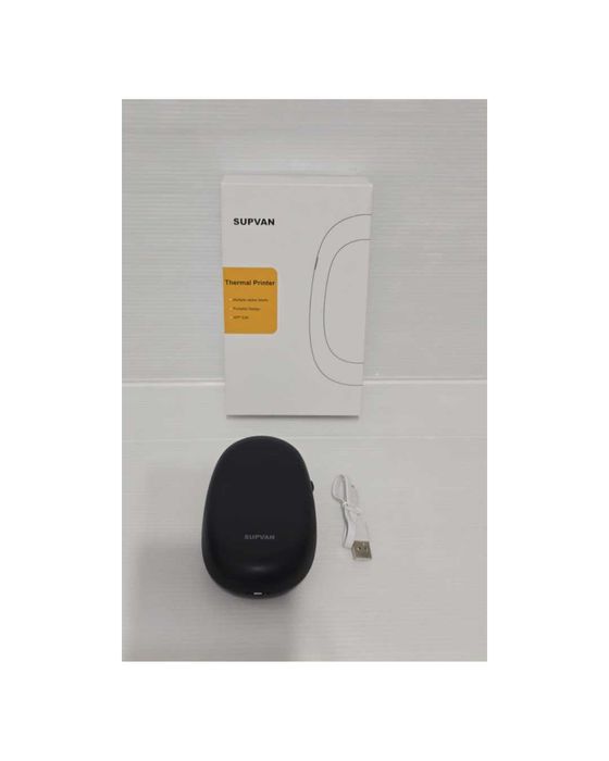 Drukarka etykiet SUPVAN E10 Bluetooth – mini drukarka termiczna, powystawowa
