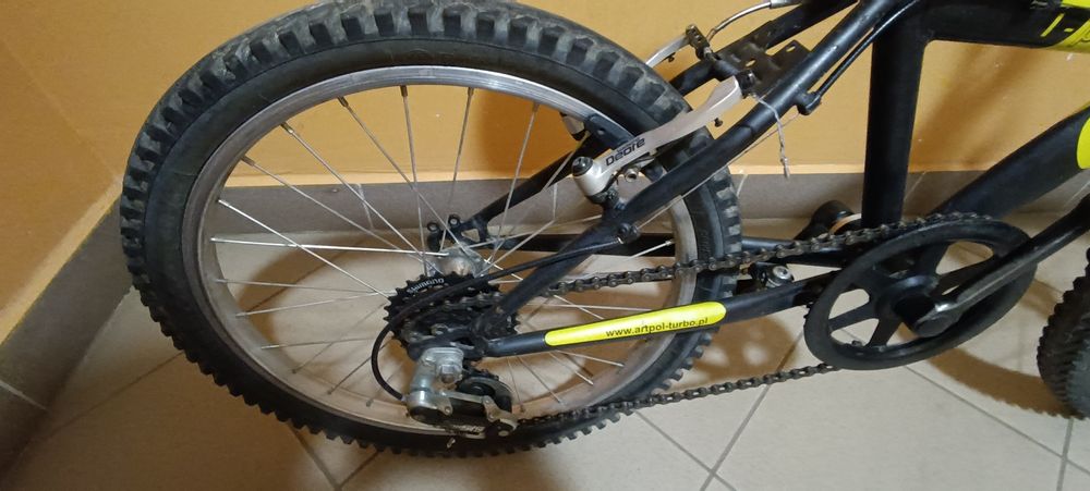 Rower młodzieżowy z przerzutką