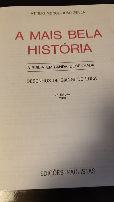 Livro A mais bela história