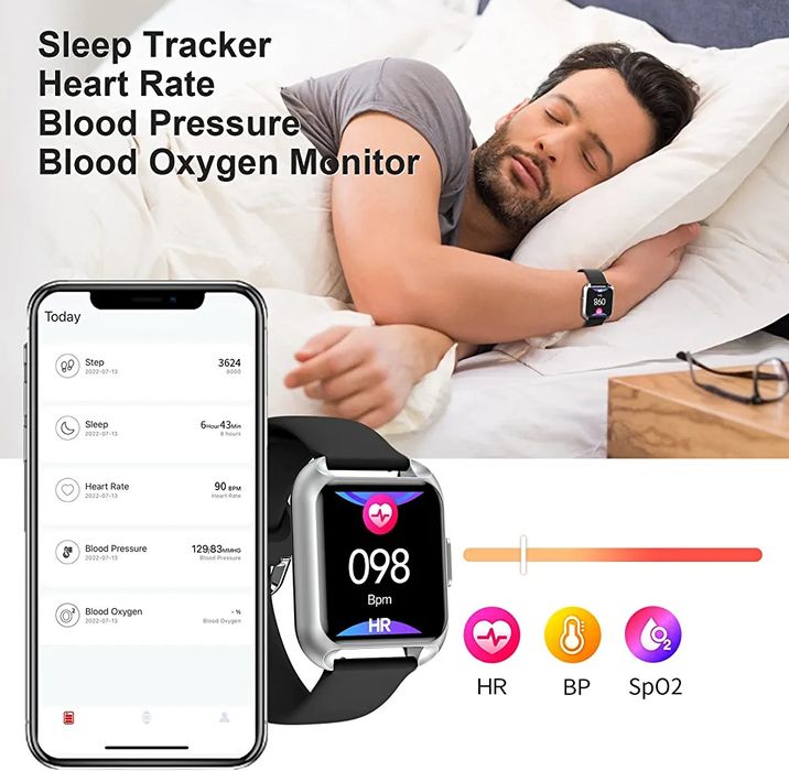 Novo! Relógio inteligente ECG T6 Smartwatch de atividade IP67