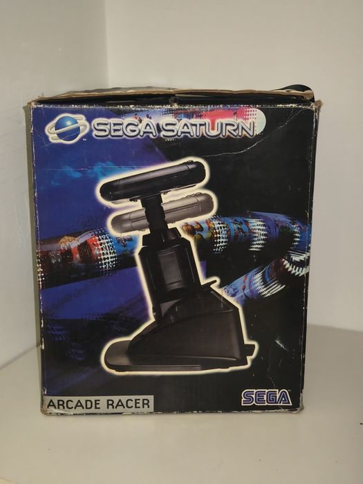 Sega Saturn Model 2 + 3 Comandos Originais + Volante Arcade Racer