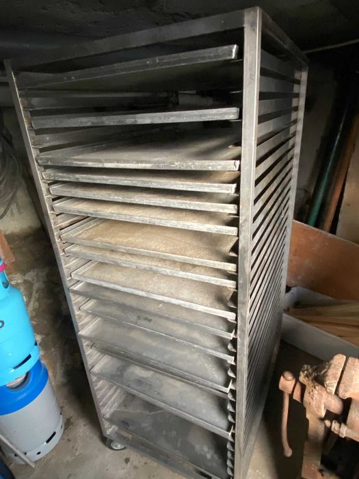 carrinhos em inox pastelaria mais bancada em inox