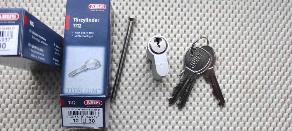 Циліндр половинка сердцевина замка личинка Abus40 мм '