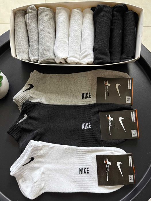 Чорні низькі шкарпетки Nike/Adidas/Tommy Hilfiger/Пума. Черные короткие носки Найк