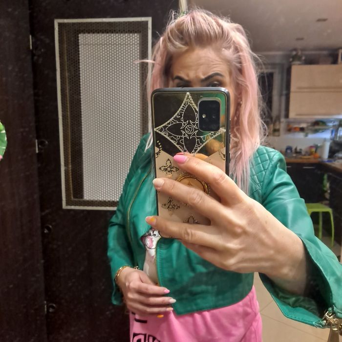 Kurtka skóra naturalna Kor Kor zielona 36 38