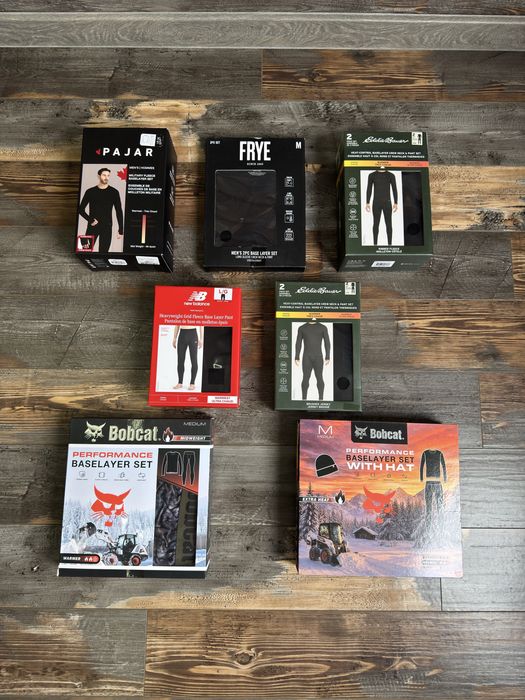 Термобілизна чоловіча New Balance, Eddie Bauer, PAJAR, FRYE, Bobcat — оригінал