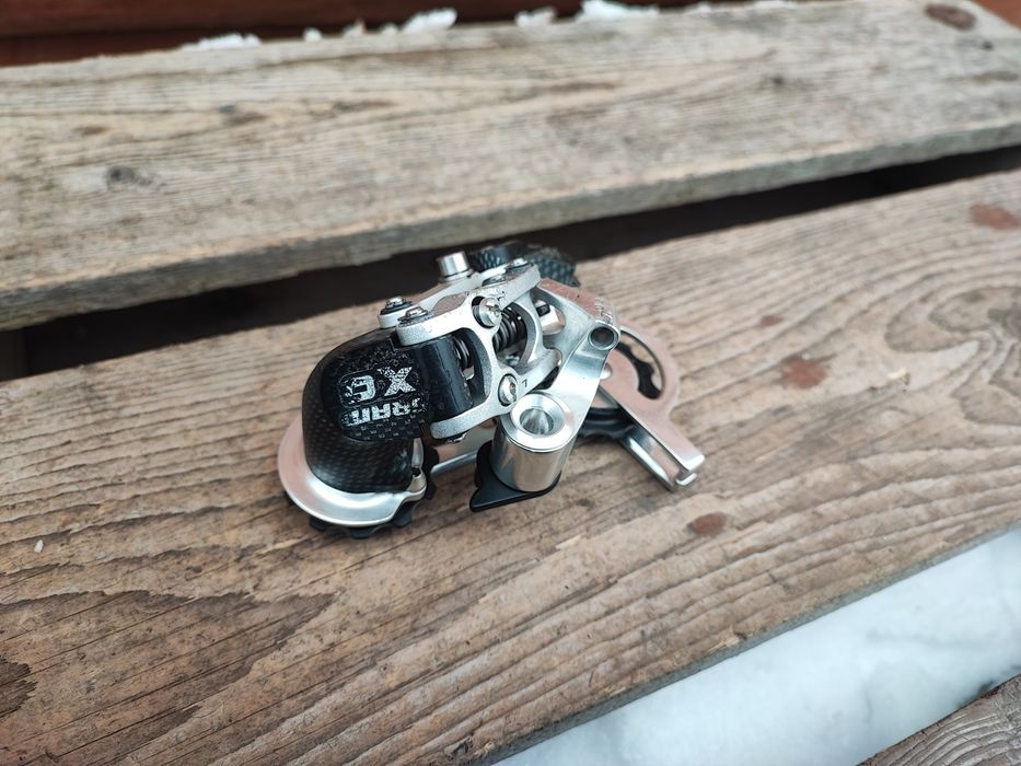 Tylna przerzutka rowerowa Sram X0 SRD ESP Carbon 9s Retro MTB XTR