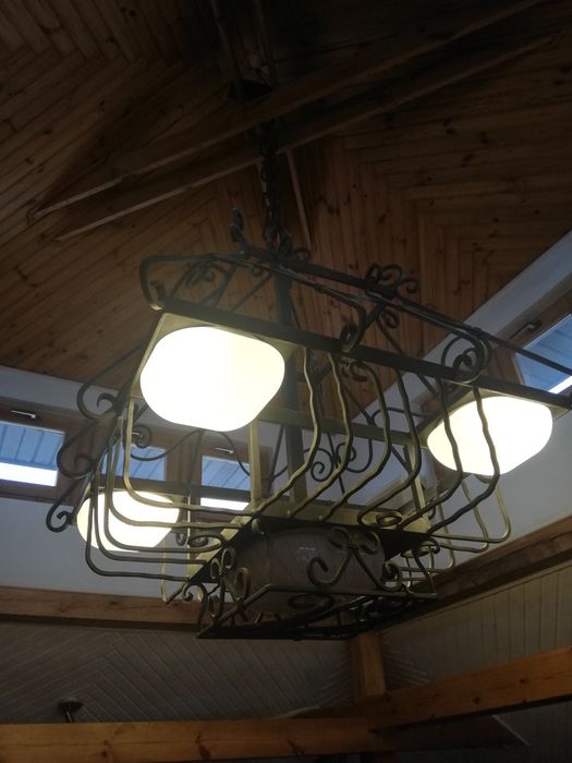 Oświetlenie kute ręcznie 5cio punktowe