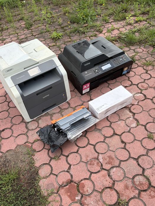 Zestaw drukarek Brother + nowy toner | urządzenia wielofunkcyjne