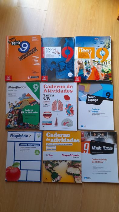 Livros escolares de atividades - 9°ano