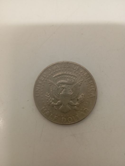 Moeda americana meio dólar