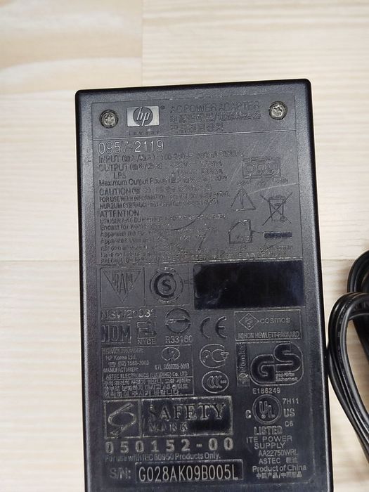 Блок питания HP 0957-2119 оригинал | 32V 15V адаптер для принтера HP