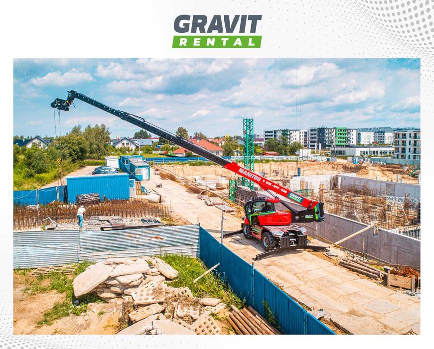 Wynajem,Wypożyczenie - ładowarki teleskopowe MANITOU: 6-35 m JCB,MERLO