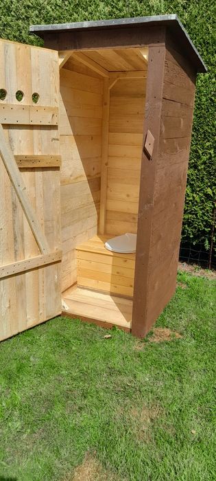 Toaleta drewniana wc Budowa