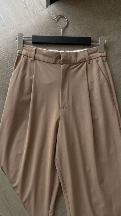 Базові брюки палаццо від zara р. xs s 7385/283/704