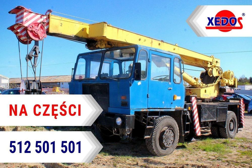 Dźwig żuraw samochodowy IFA ADK-125 1985 9.8D