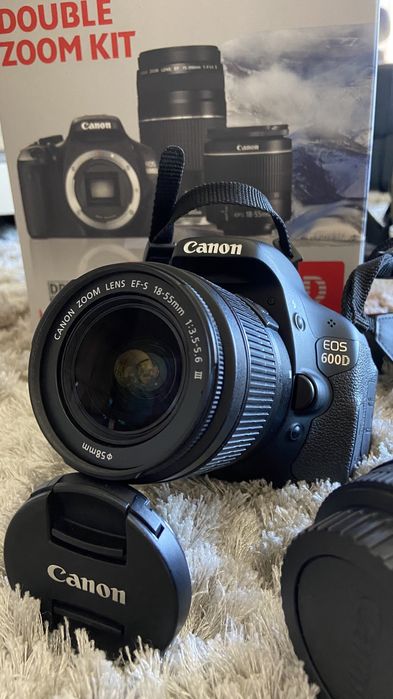 CANON EOS 600D - 2 Objetivas (18-551+75-300 MALA TRANSPORTE-OFERTA