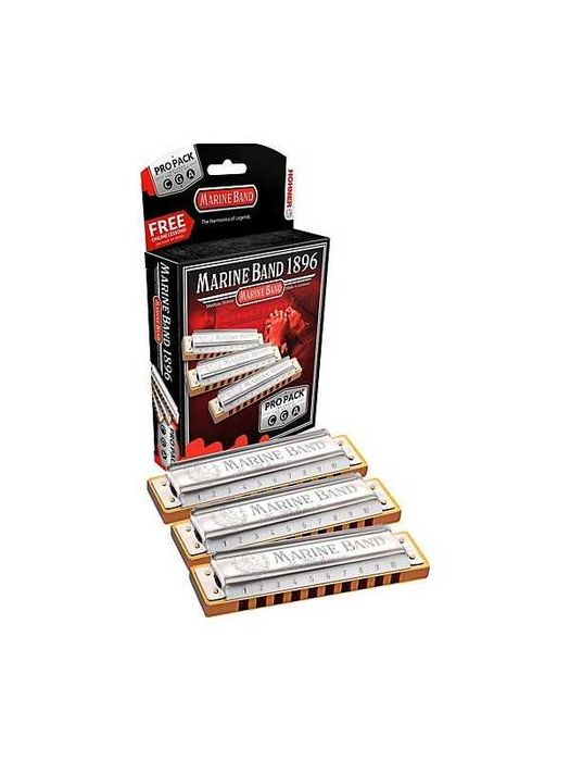 Hohner Marine Band 1896/20 Pro Pack CGA zestaw trzech harmonijek