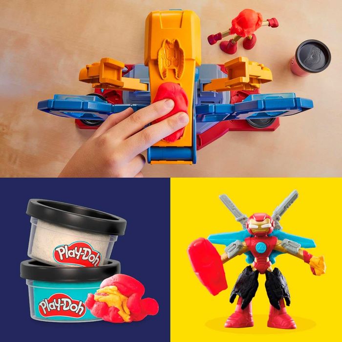 Ігровий набір для ліплення Play-Doh Marvel Iron Man Залізна людина!