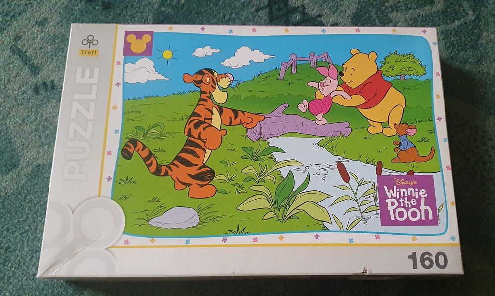 Puzzle Kubuś Puchatek, Prosiaczek i Tygrysek
