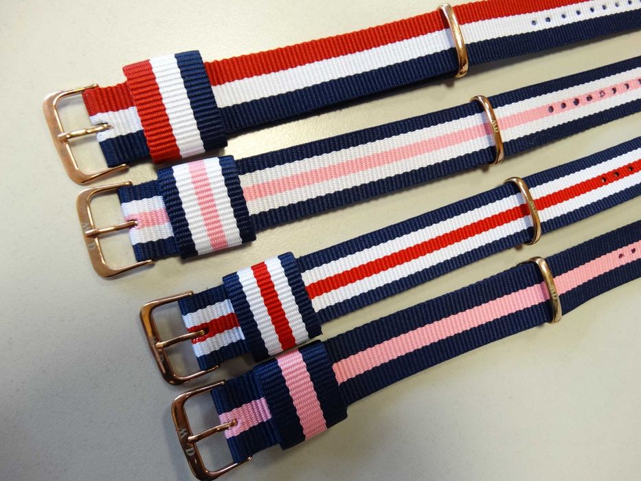 Pasek NATO nylonowy 20mm DW do zegarka Daniel Wellington parciany nowy