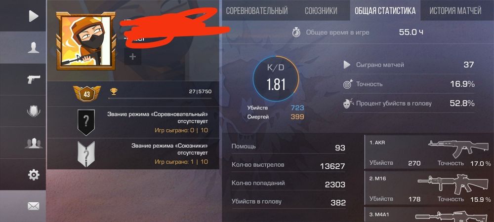 Продажа акаунта в Stendoff2