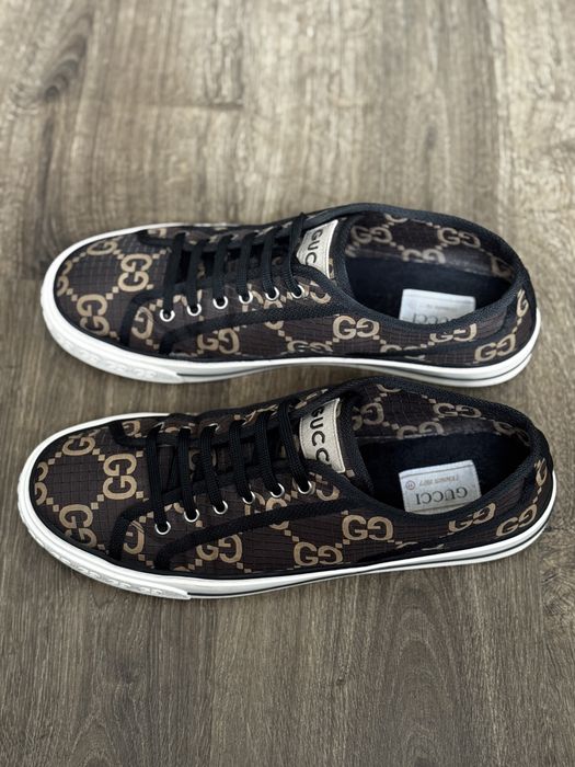 Gucci Tennis 1977 Low 'GG Monogram - Ebony Beige кеди чоловічі