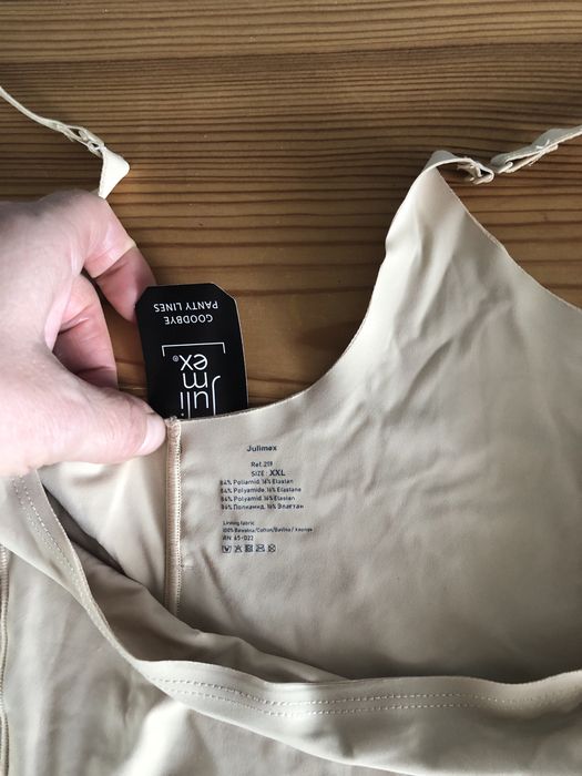 Body modelujące Julimex model 219 XXL beżowe