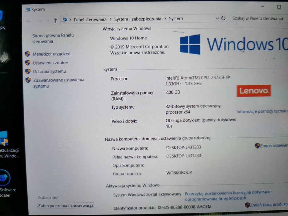Netbok lenovo mix 300
