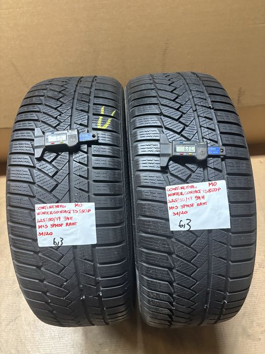 2x 225/50R17 94H continental WINTERCONTACT TS850P opony zimowe M+S 3PMSF RANT MO
