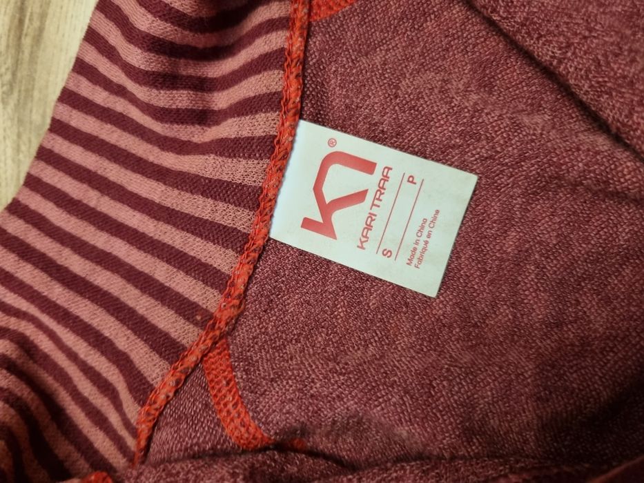 Odzież termiczna koszulka bluzka Kari Traa S 36 wełna merynosów