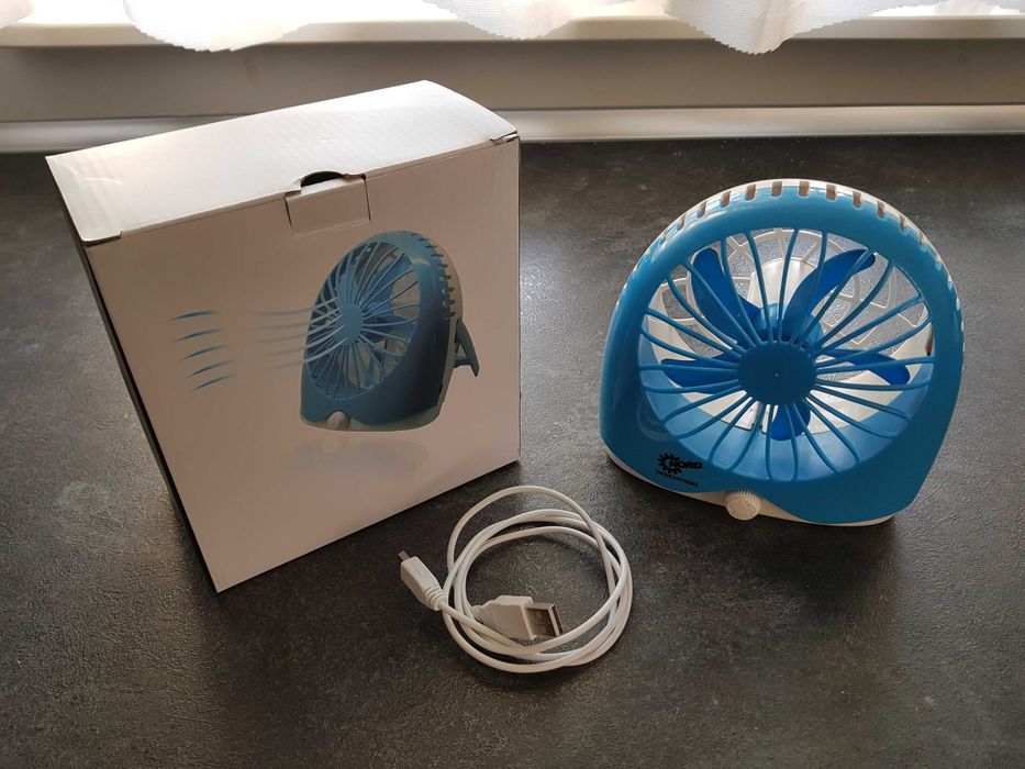 Biurkowy wentylator/wiatrak USB+GRATIS