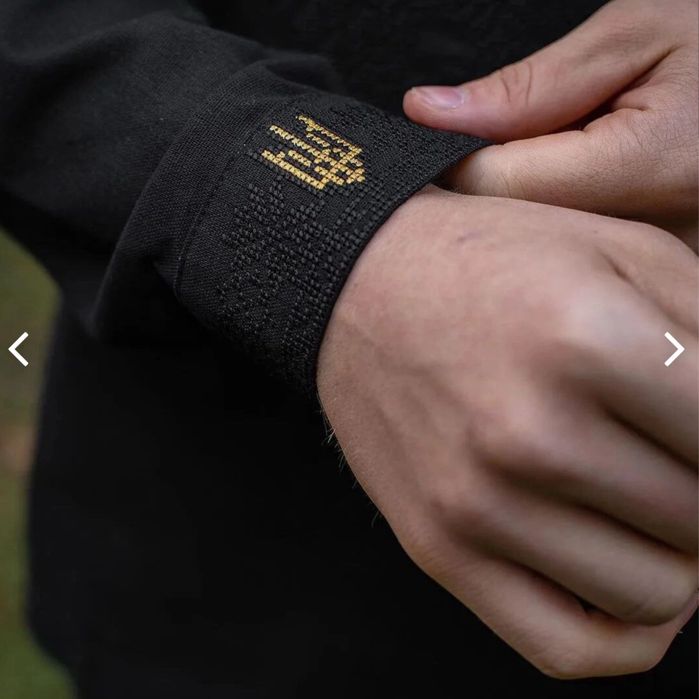 Чоловіча стильна вишита сорочка, вишиванка