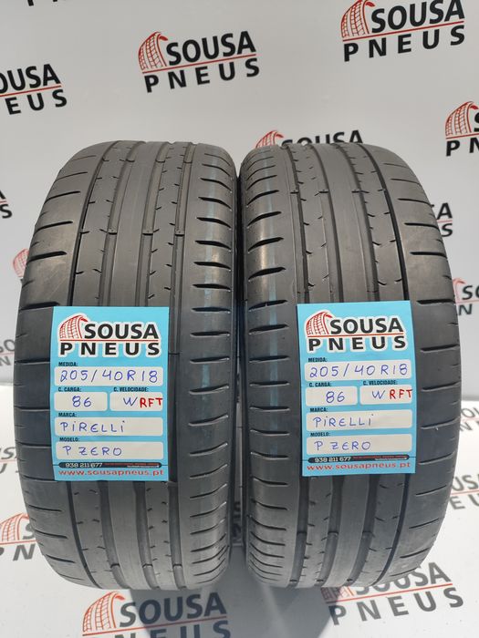 2 pneus semi novos 205-40R18 Pirelli 86w RFT - Oferta dos Portes