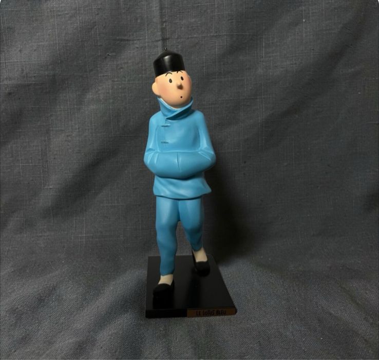 Tintin lotus azul com caixa original