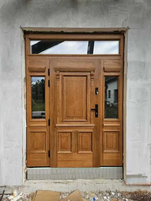 Producent Drzwi zewnętrzne dębowe pomiar/montaż/dostawa gratis/dotacja