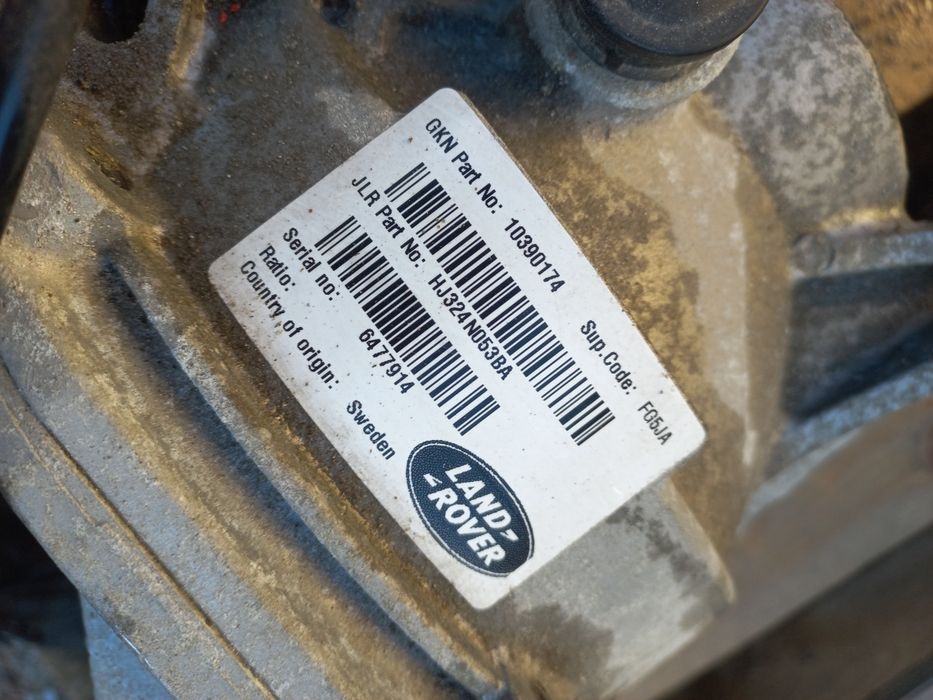 Dyferencjał dyfer most mechanizm jaguar e pace range rover 2.0i