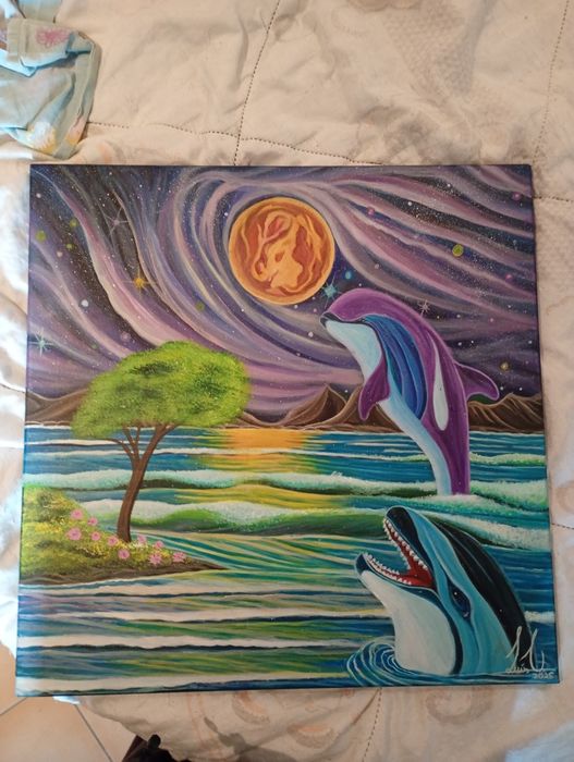 Pinturas em acrilico sobre tela