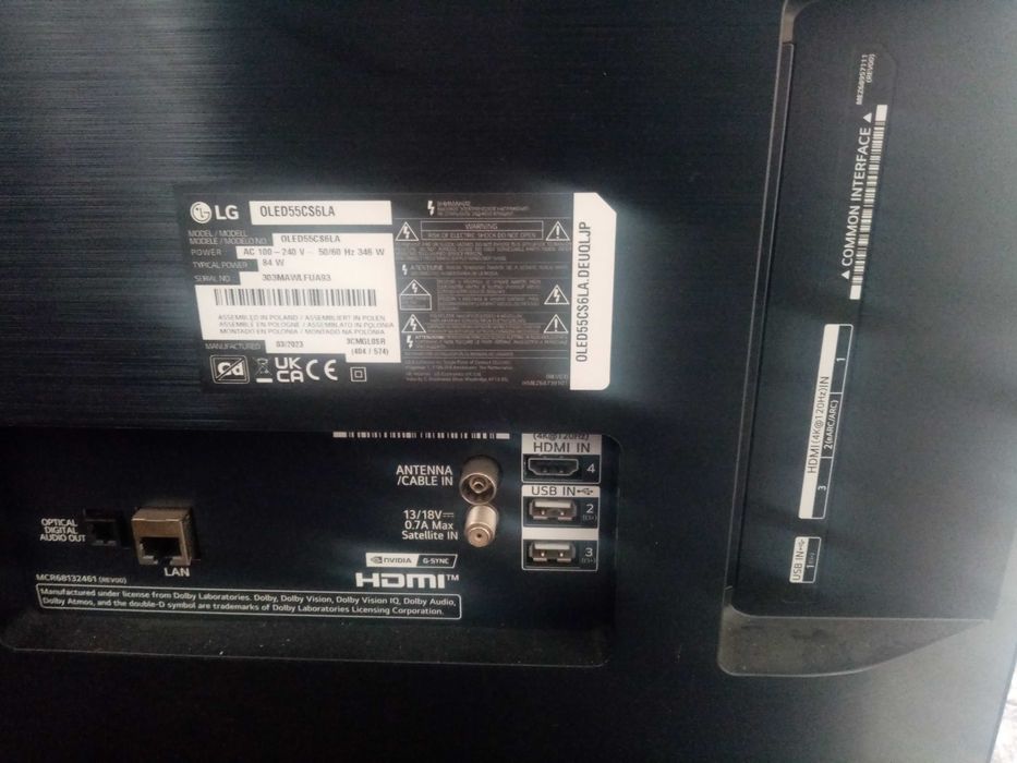 TV OLED  LG para acessórios