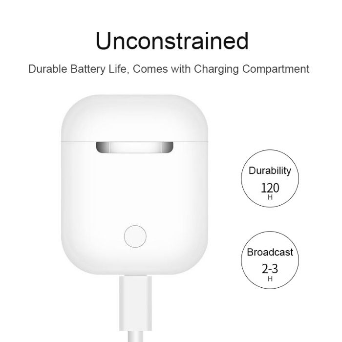 Airpod I12 TWS – iOS/Android Bluetooth 5.0, White/Black64739140755970123