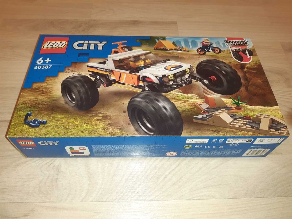 Puste pudełko po zestawie Lego City nr 60387 4x4 Off-Roader Adventures