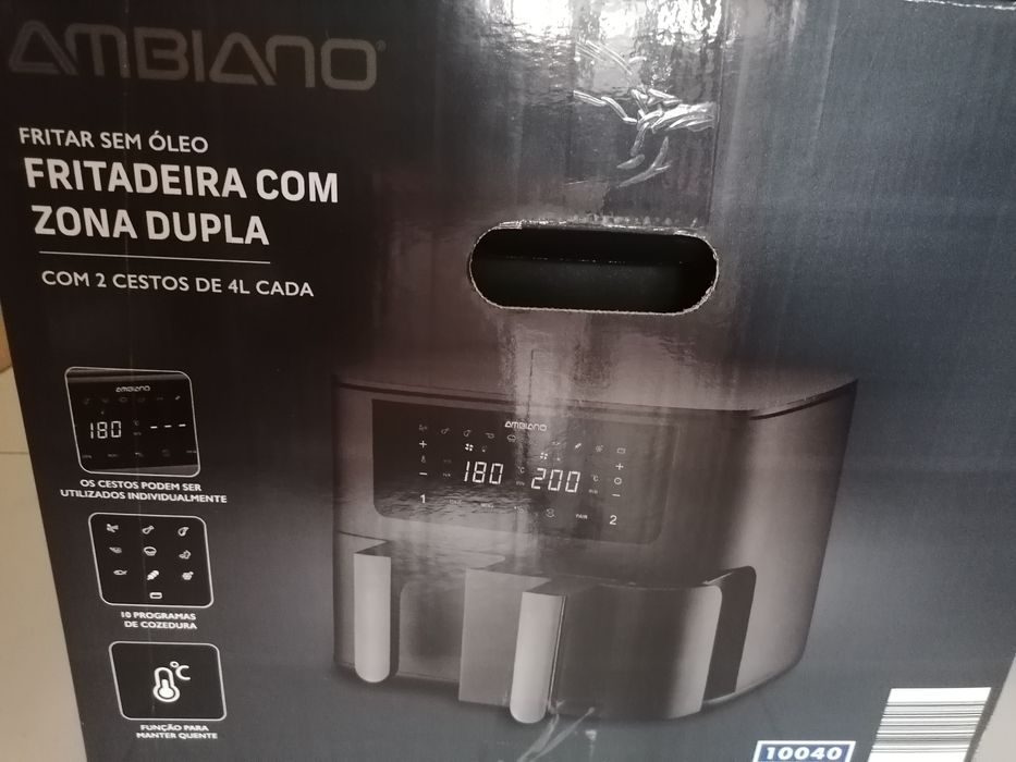 Fritadeira sem óleo dupla
