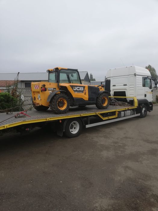 Transport laweta niskopodwozie platforma transport maszyn