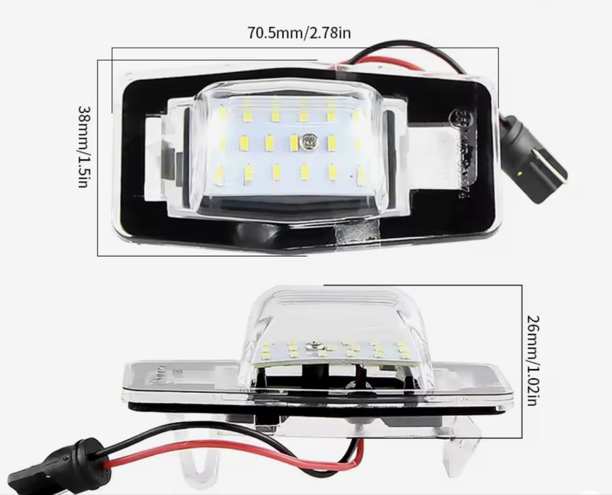 Подсветка номера Mazda Miata MX5 MPV Tribute Protege освітленя мото