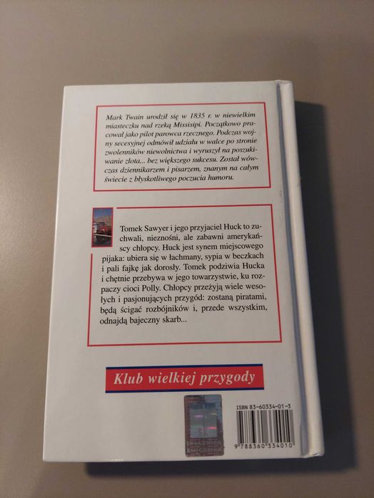 książka Mark Twain - Przygody Tomka Sawyera stan bardzo dobry